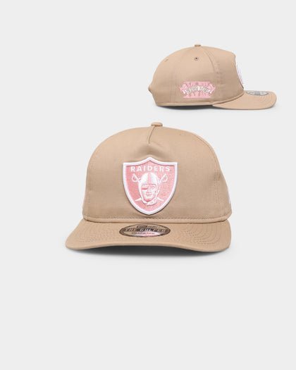 New Era Las Vegas Raiders 'Tumbleweed Sundae' Old Golfer Snapback Khaki/Pink