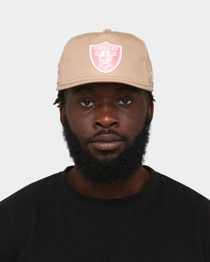 New Era Las Vegas Raiders 'Tumbleweed Sundae' Old Golfer Snapback Khaki/Pink
