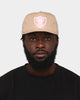 New Era Las Vegas Raiders 'Tumbleweed Sundae' Old Golfer Snapback Khaki/Pink