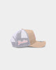 New Era New York Yankees 'Tumbleweed Sundae' 9FORTY A-Frame Trucker Snapback Khaki/Pink