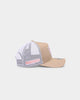 New Era Las Vegas Raiders 'Tumbleweed Sundae' 9FORTY A-Frame Trucker Snapback Khaki/Pink