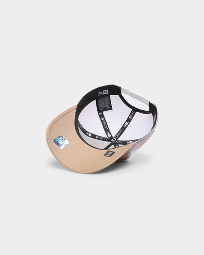 New Era Las Vegas Raiders 'Tumbleweed Sundae' 9FORTY A-Frame Trucker Snapback Khaki/Pink