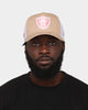 New Era Las Vegas Raiders 'Tumbleweed Sundae' 9FORTY A-Frame Trucker Snapback Khaki/Pink