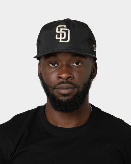 New Era San Diego Padres 'Black Stone' Prolight Golfer Trucker