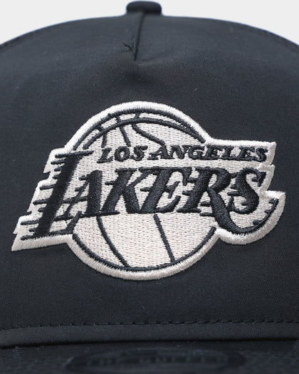 New Era Los Angeles Lakers 'Black Stone' Prolight Golfer Trucker Snapback Black/Stone