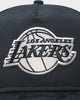 New Era Los Angeles Lakers 'Black Stone' Prolight Golfer Trucker Snapback Black/Stone