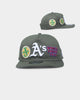 New Era Oakland Athletics 'Olive Multi Logo' Old Golfer Strapback Olive