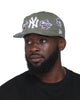 New Era New York Yankees 'Olive Multi Logo' Old Golfer Strapback Olive