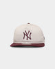 New Era New York Yankees Old Golfer Snapback Stone/Maroon