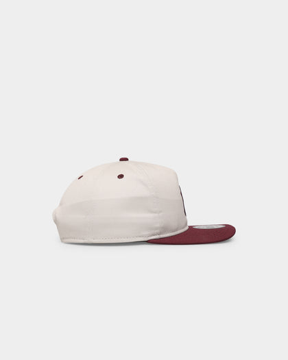 New Era New York Yankees Old Golfer Snapback Stone/Maroon