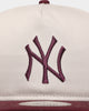 New Era New York Yankees Old Golfer Snapback Stone/Maroon