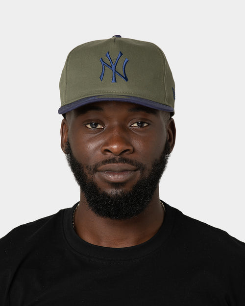 New Era New York Yankees Old Golfer Snapback Olive