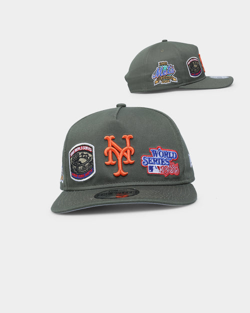 New Era New York Mets 'Olive Multi Logo' Old Golfer Snapback Olive