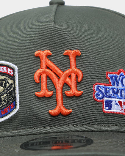 New Era New York Mets 'Olive Multi Logo' Old Golfer Snapback Olive