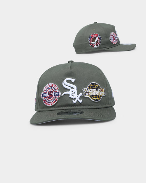 New Era Chicago White Sox 'Olive Multi Logo' Old Golfer Snapback Olive