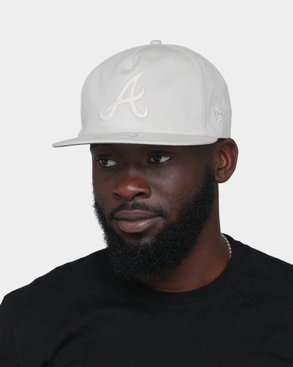 New Era Atlanta Braves 'Chain Stitch' Old Golfer Snapback Stone