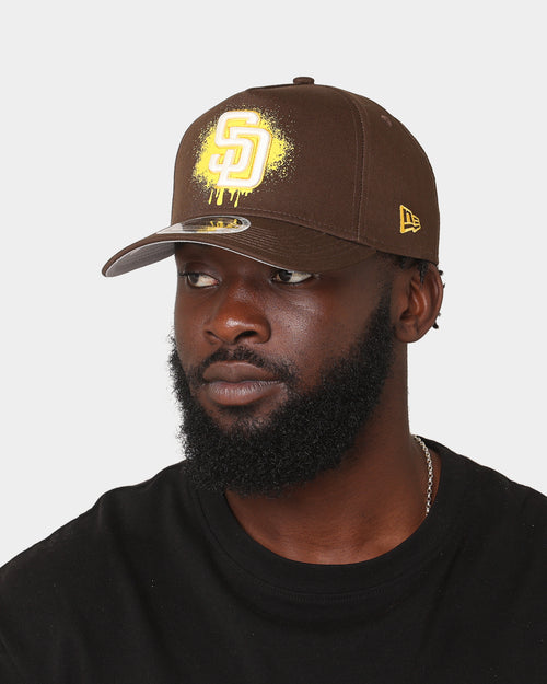 New Era San Diego Padres 'Spray Paint Glow' 9FORTY A-Frame Snapback Original Team Colours