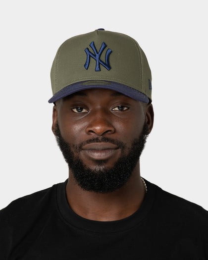 New Era New York Yankees 9FORTY A-Frame Snapback Olive