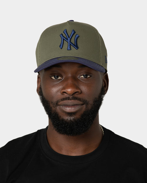 New Era New York Yankees 9FORTY A-Frame Snapback Olive