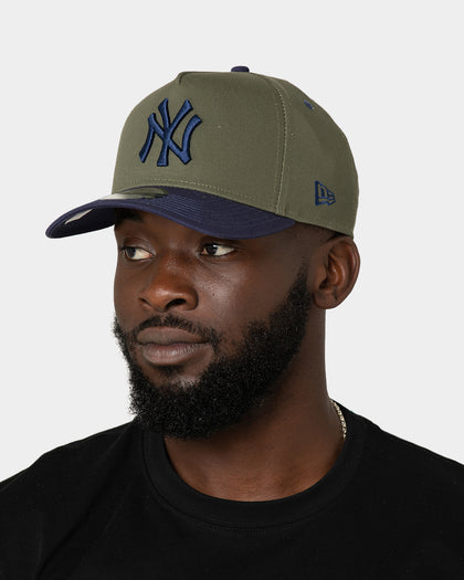 New Era New York Yankees 9FORTY A-Frame Snapback Olive