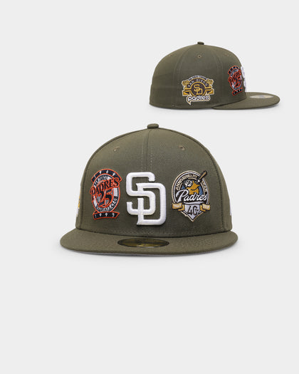 New Era San Diego Padres 'Olive Multi Logo' 59FIFTY Fitted Olive