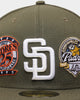 New Era San Diego Padres 'Olive Multi Logo' 59FIFTY Fitted Olive