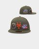 New Era New York Mets 'Olive Multi Logo' 59FIFTY Fitted Olive
