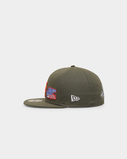 New Era New York Mets 'Olive Multi Logo' 59FIFTY Fitted Olive