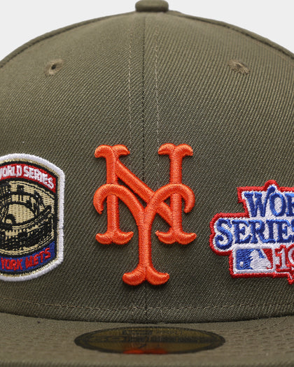 New Era New York Mets 'Olive Multi Logo' 59FIFTY Fitted Olive