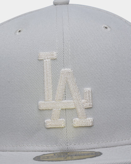 New Era Los Angeles Dodgers 'Chain Stitch' 59FIFTY Fitted Stone