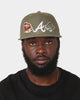 New Era Atlanta Braves 'Olive Multi Logo' 59FIFTY Fitted Olive