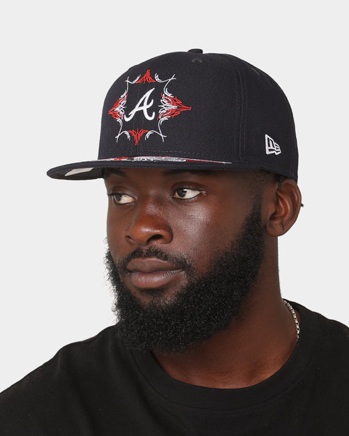 New Era Atlanta Braves 'Flare Designs' 59FIFTY Fitted Original Team Colours