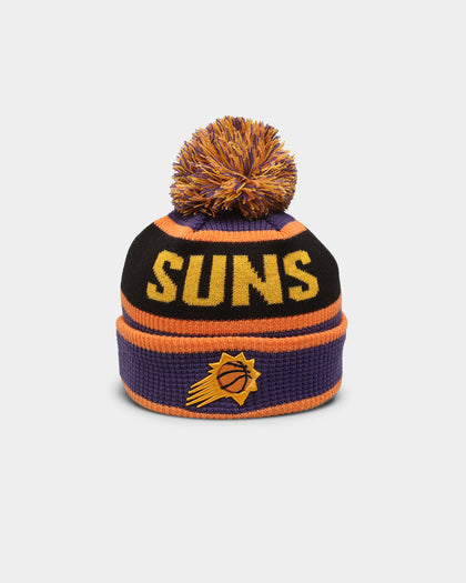 New Era Kids' Phoenix Suns Pom Waffle Knit Beanie Original Team Colours