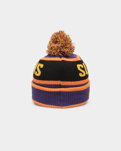 New Era Kids' Phoenix Suns Pom Waffle Knit Beanie Original Team Colours