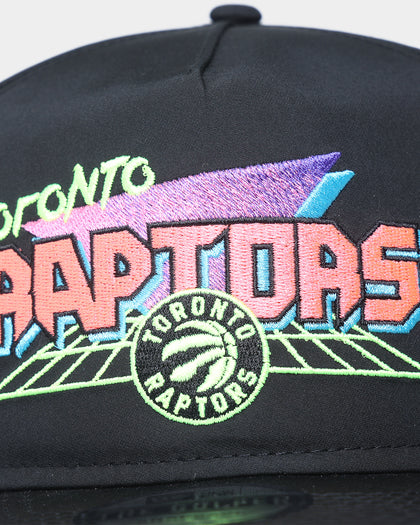New Era Toronto Raptors "Retro Arcade Prolight" Old Golfer Snapback Black