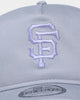 New Era San Francisco Giants 'Purple Smoke' Old Golfer Snapback Grey/Lavender