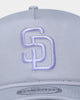 New Era San Diego Padres "Purple Smoke" Old Golfer Snapback Grey Lavender