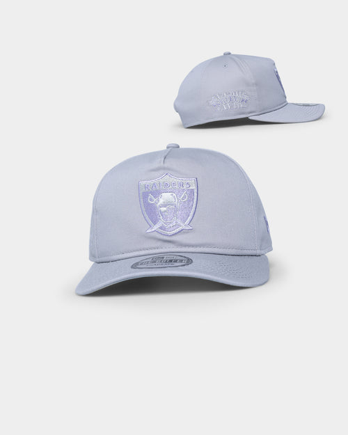 New Era Oakland Raiders 'Purple Smoke' Old Golfer Snapback Grey/Lavender