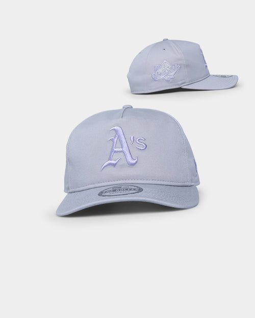 New Era Oakland Athletics 'Purple Smoke' Old Golfer Snapback Grey/Lavender