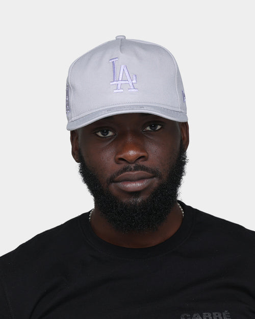 New Era Los Angeles Dodgers "Purple Smoke" Old Golfer Snapback Grey Lavender
