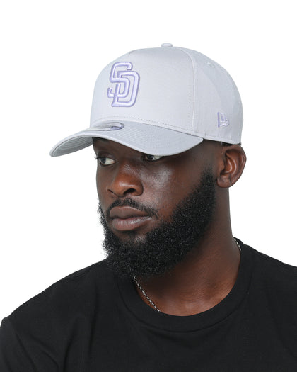 New Era San Diego Padres 'Purple Smoke' 9FORTY A-Frame Snapback Grey/Lavender