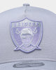 New Era Oakland Raiders 'Purple Smoke' 9FORTY A-Frame Snapback Grey/Lavender