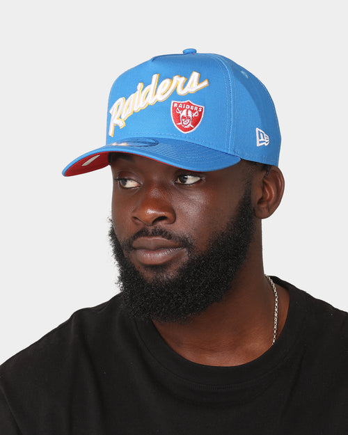 New Era Las Vegas Raiders 'Cereal Snapshot Blue' 9FORTY A-Frame Snapback Snap Shot Blue