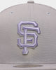 New Era San Francisco Giants 'Purple Smoke' 59FIFTY Fitted Grey/Lavender