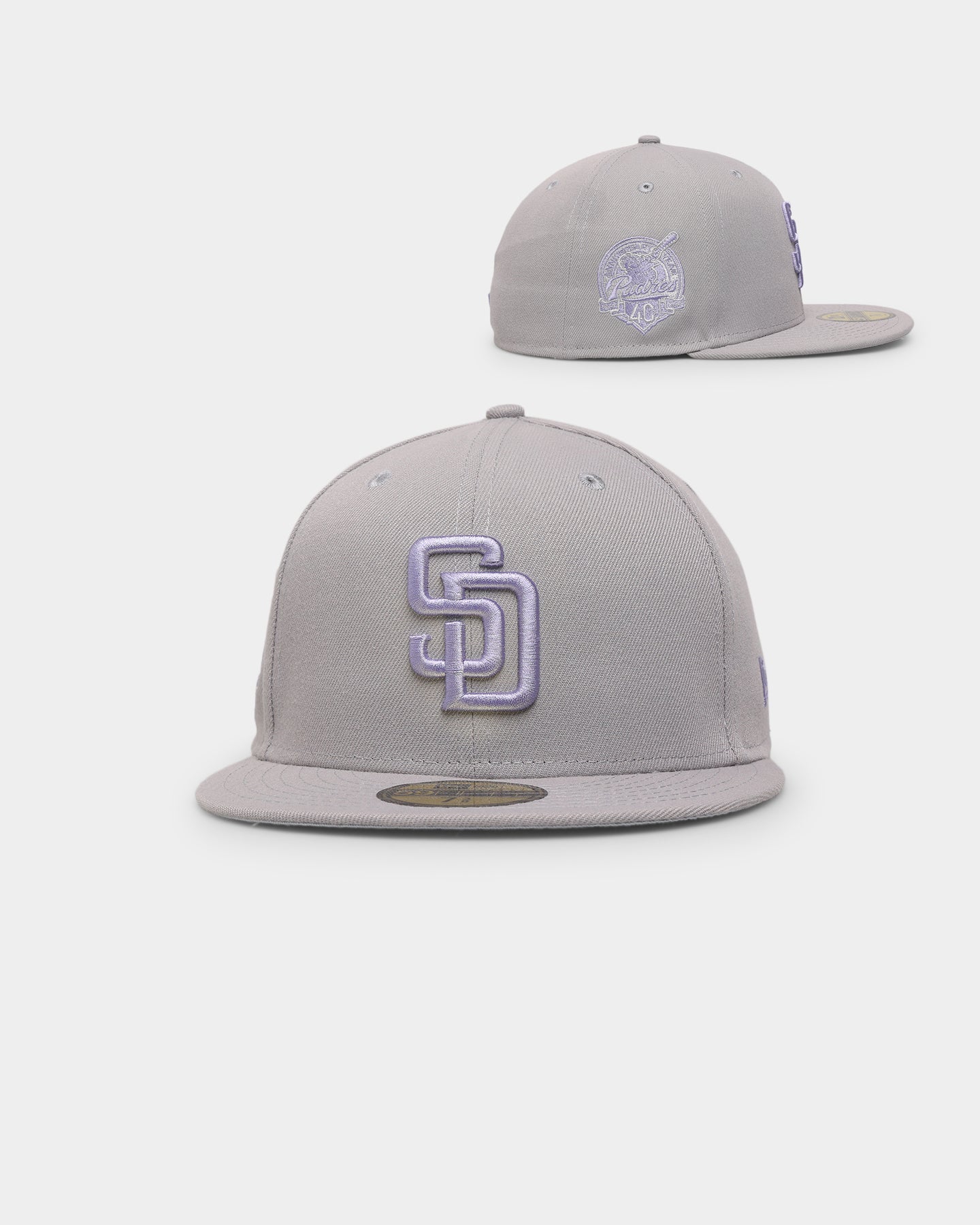 New Era San Diego Padres 'Purple Smoke' 59FIFTY Fitted Grey