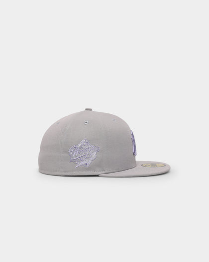 New Era New York Yankees 'Purple Smoke' 59FIFTY Fitted Grey/Lavender