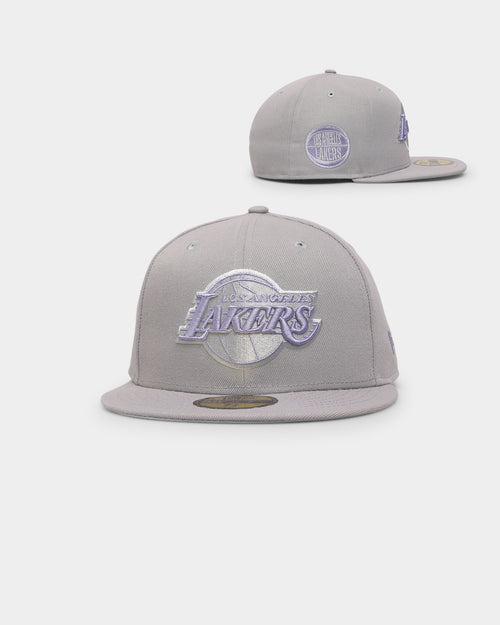 New Era Los Angeles Lakers 'Purple Smoke' 59FIFTY Fitted Grey/Lavender