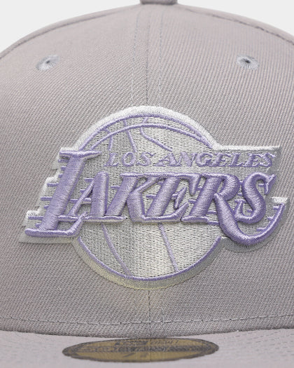 New Era Los Angeles Lakers 'Purple Smoke' 59FIFTY Fitted Grey/Lavender