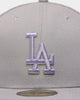 New Era Los Angeles Dodgers 'Purple Smoke' 59FIFTY Fitted Grey/Lavender