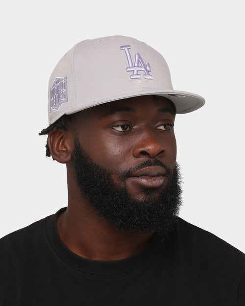 New Era Los Angeles Dodgers 'Purple Smoke' 59FIFTY Fitted Grey/Lavender